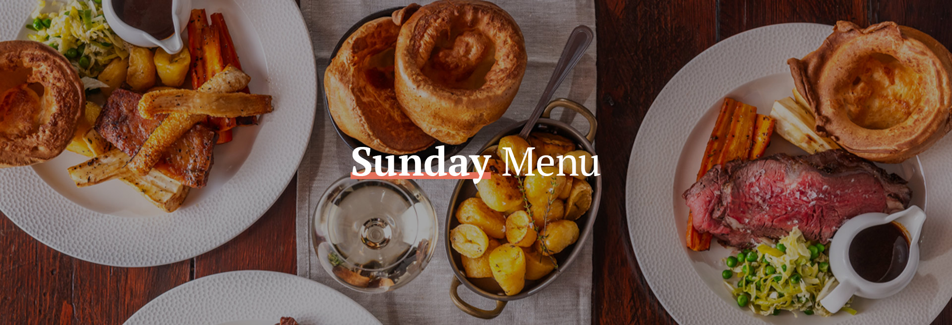 Sunday Menu at The Angel